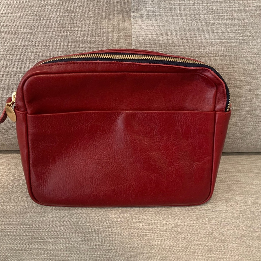 Clare V Mirabel Bag in Oxblood